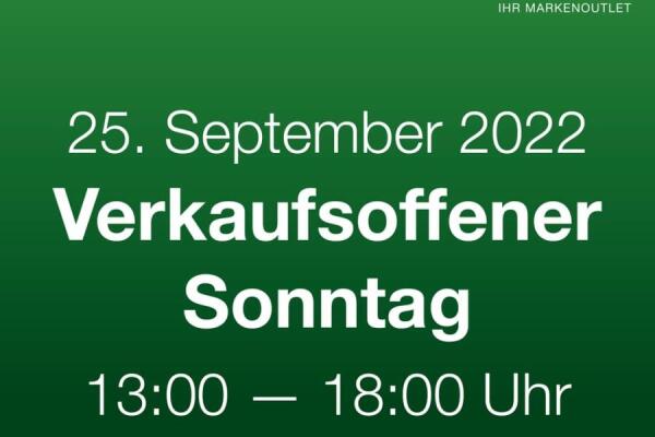 Verkaufsoffener Sonntag